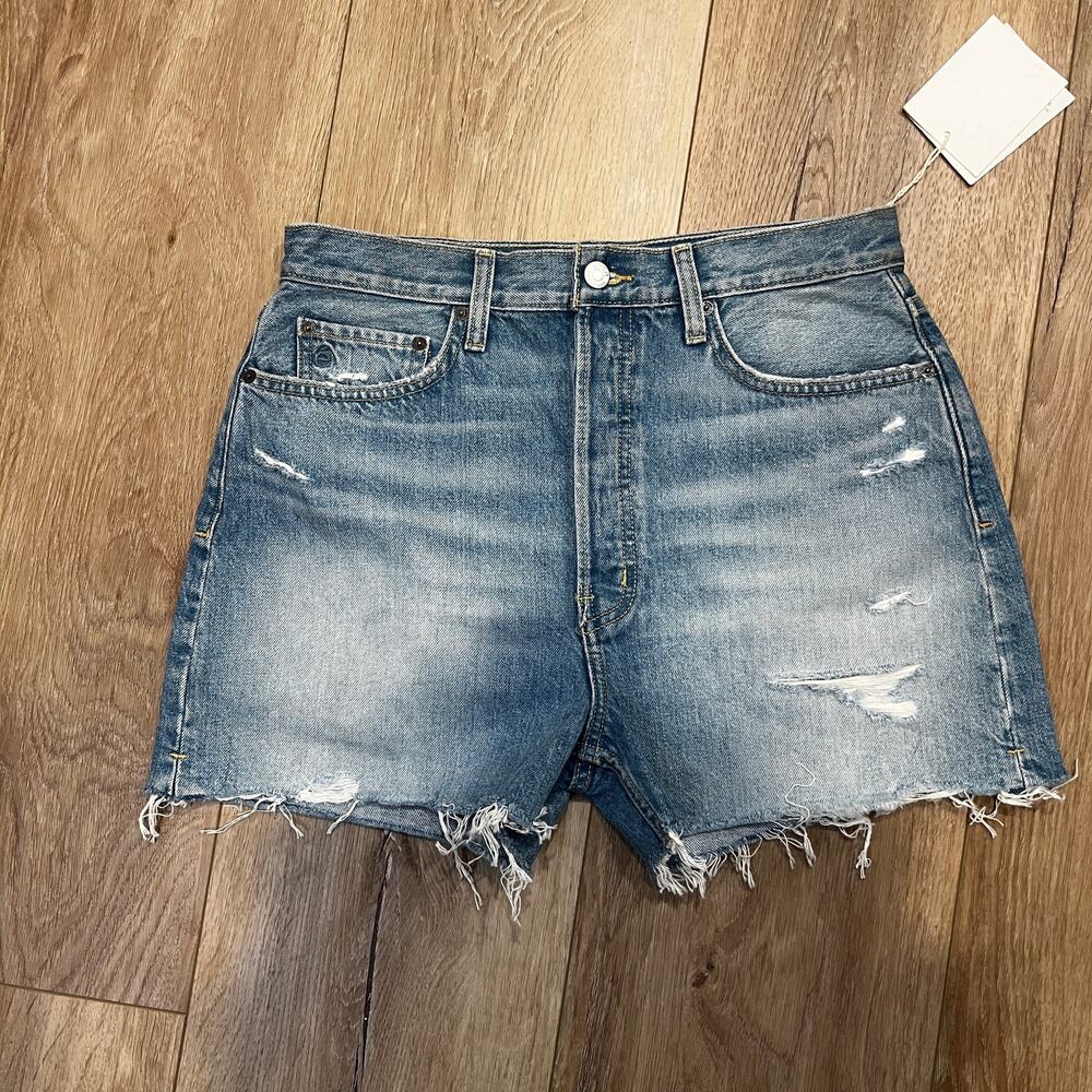 ETICA Women's Fern High Rise Short Size 28 In Rip Current - Picture 4 of 14